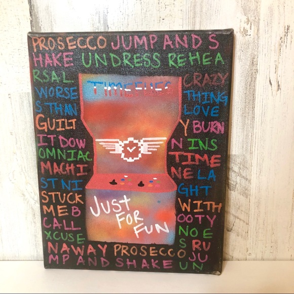 Wall Decor Spray Paint Video Game Canvas Wall Art Set Poshmark